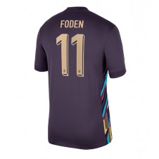 England Phil Foden #11 Bortatröja EM 2024 Korta ärmar